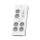 Listwa zasilająca PHILIPS 6 gniazd AC Fr 40W, 2 m Phil-SPN7060WA/60